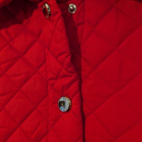 🧥 Anne Klein Quilted Jacket – Red (Size L) 🍁❤️ - Picture 7 of 9